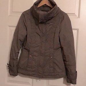 Zara Woman Turtle Neck Double Layer Utility Jacket